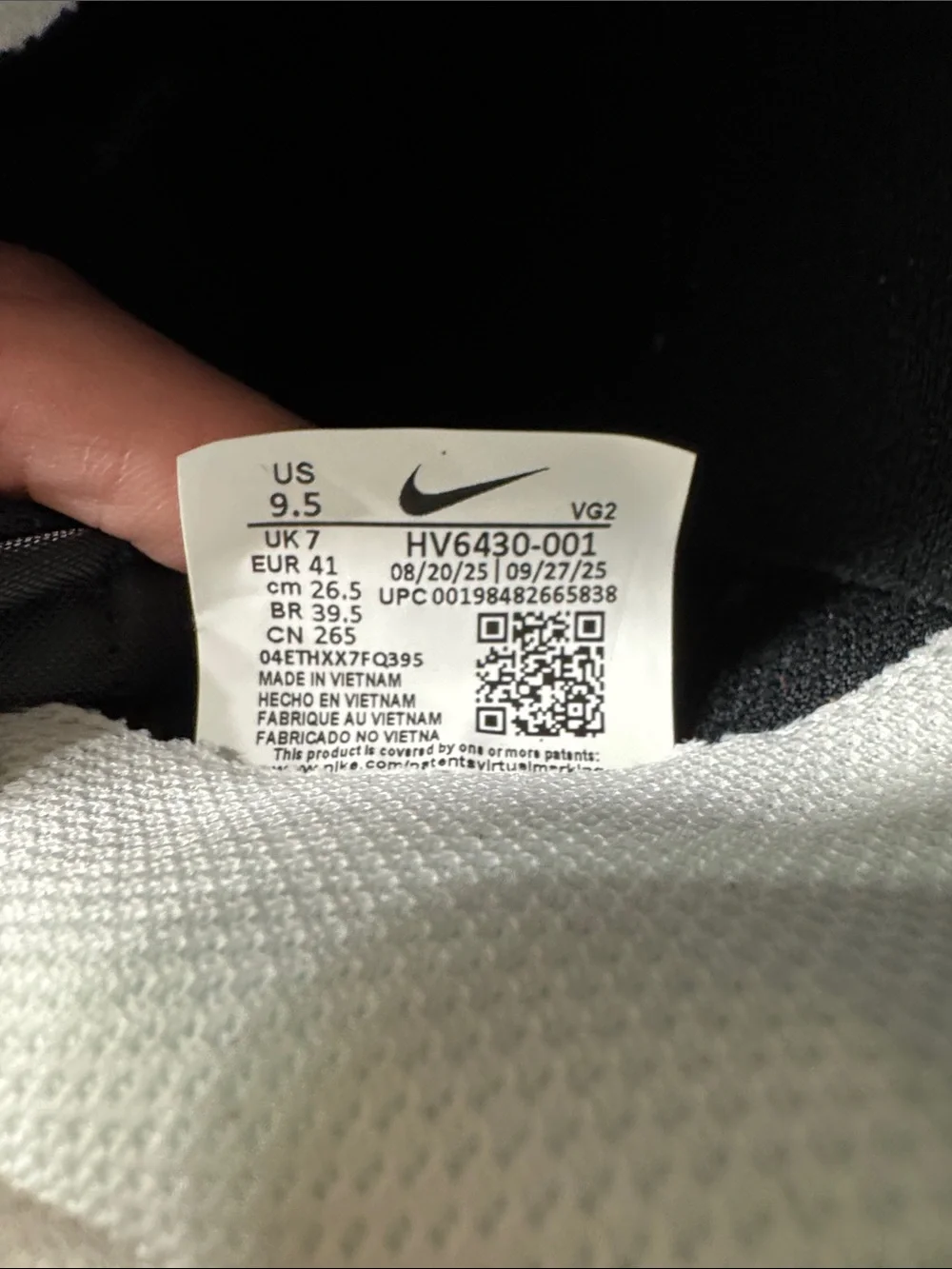 Nike Black and White Women's Classic Retro Sneaker